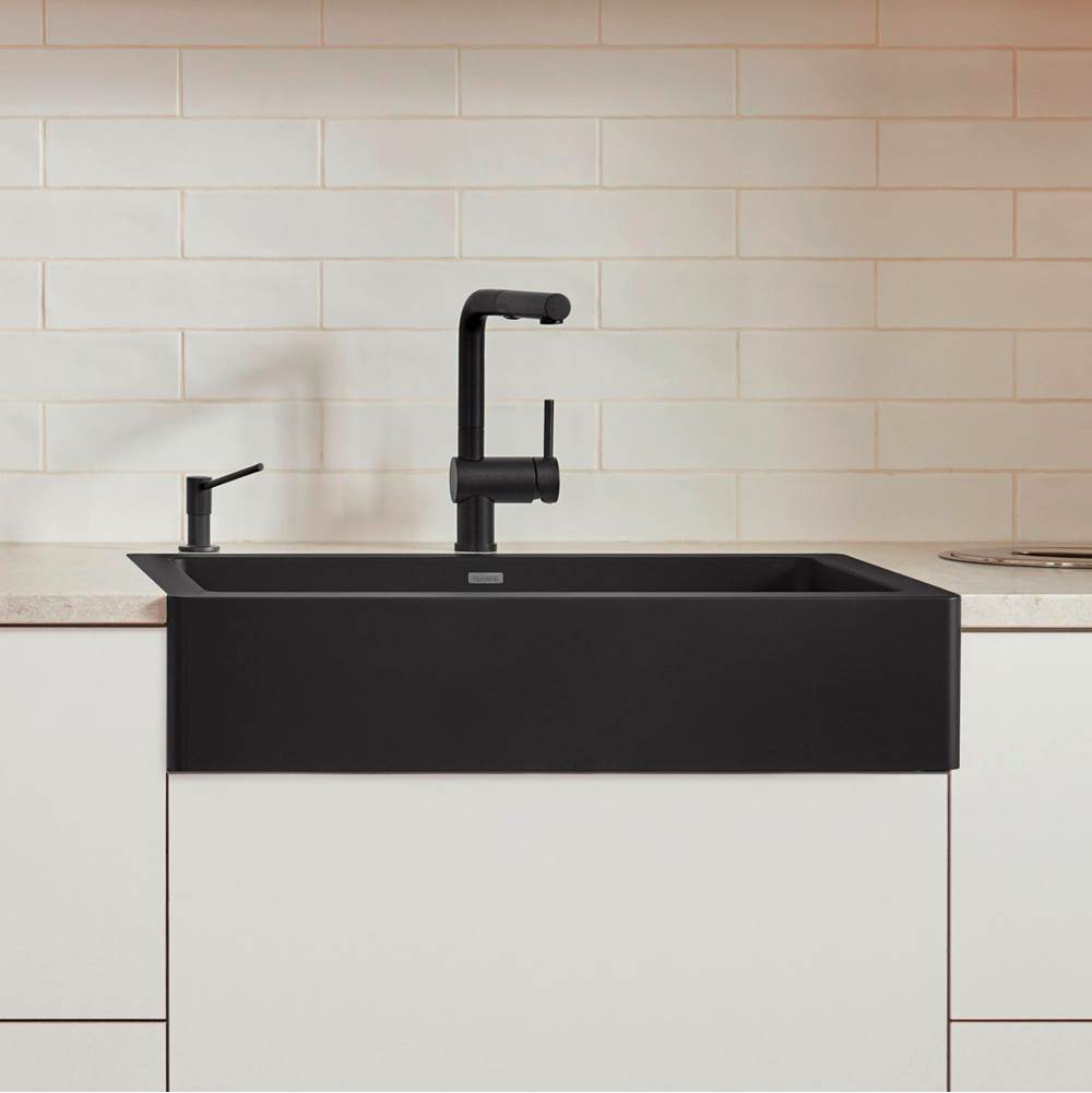 Vintera SILGRANIT 30'' Single Bowl Apron-Front Farmhouse Sink - Anthracite