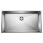 Blanco - Precision R10 32'' Super Single Bowl Undermount Stainless Steel Kitchen Sink - Satin Polish