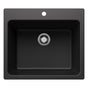 Blanco - Liven SILGRANIT 25'' Single Bowl Dual Mount Laundry Sink - Anthracite - Anthracite