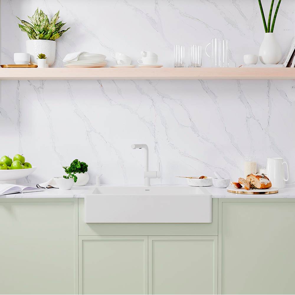 Vintera SILGRANIT 30'' Single Bowl Apron-Front Farmhouse Sink - Anthracite