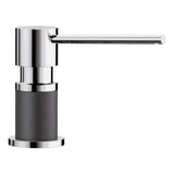 Blanco - Lato Soap Dispenser - Chrome/Anthracite - Chrome With Anthracite
