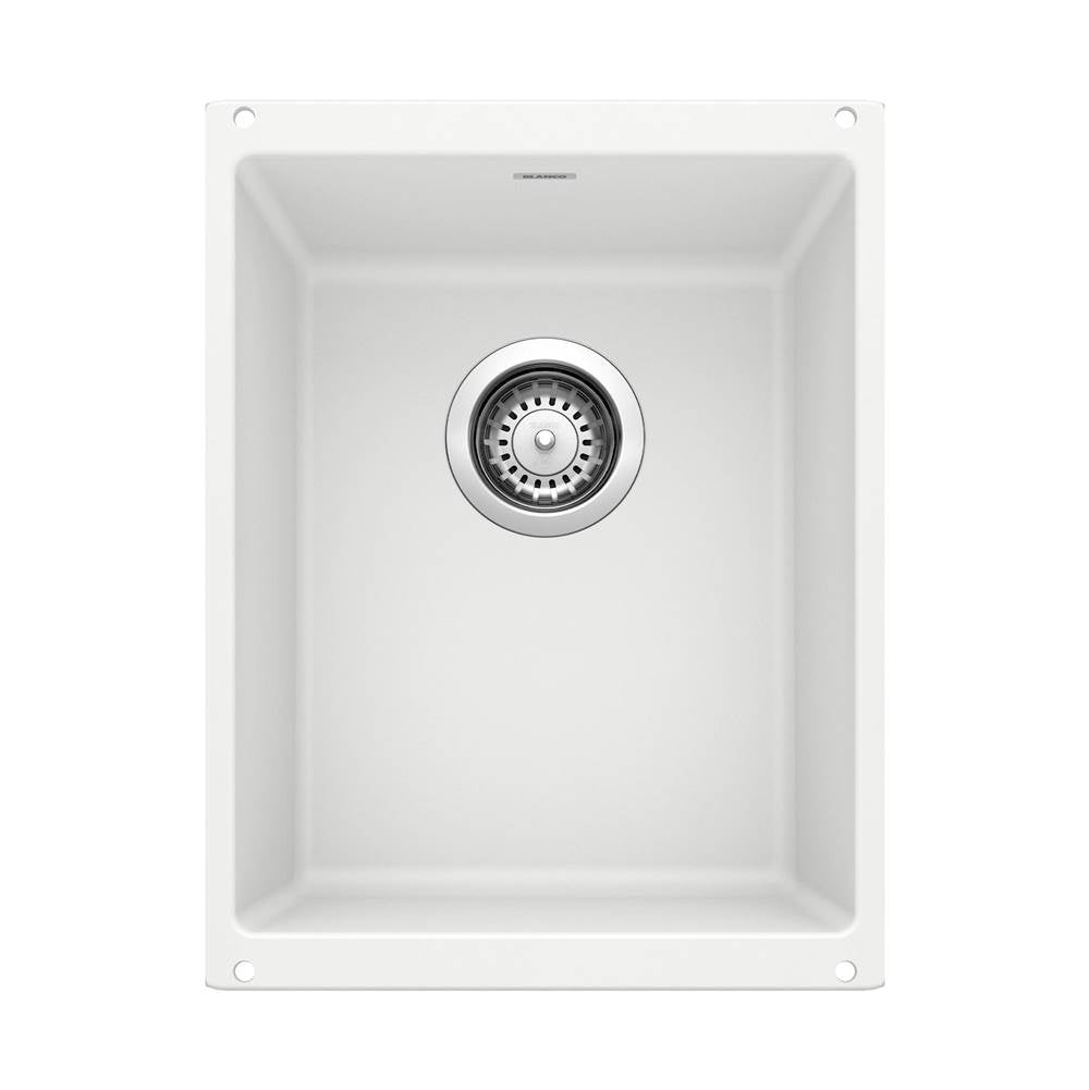 Blanco - Precis SILGRANIT 13'' Undermount Bar Sink - White - White