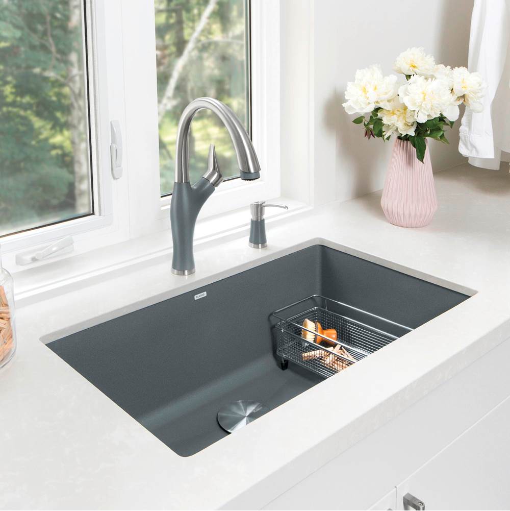 Precis SILGRANIT 32'' Super Single Undermount Kitchen Sink - Cafe