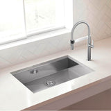 Quatrus R0 25'' Single Bowl Undermount ADA Stainless Steel Kitchen Sink