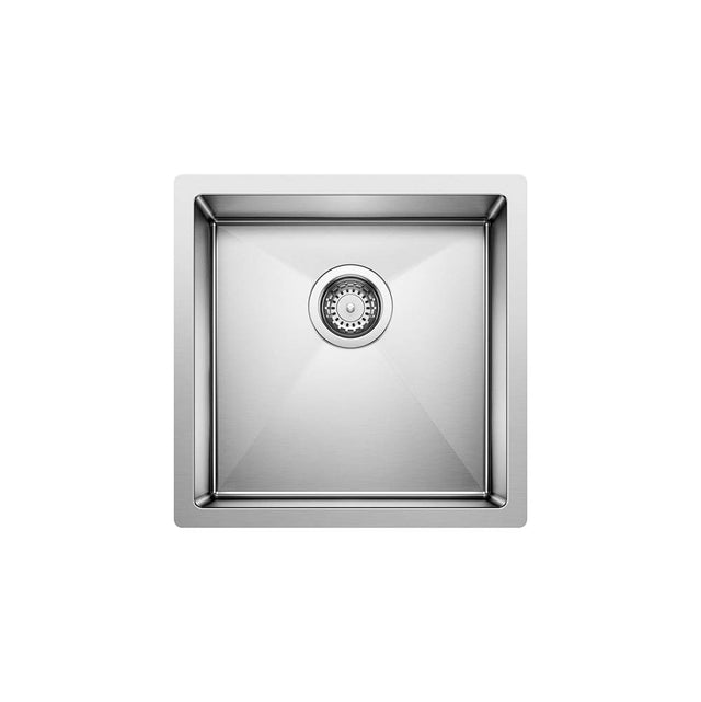 Blanco - Precision R10 17'' Undermount Stainless Steel Bar Sink - Satin Polish
