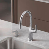 Rivana High-Arc Pull-Down Dual-Spray Kitchen Faucet - Chrome