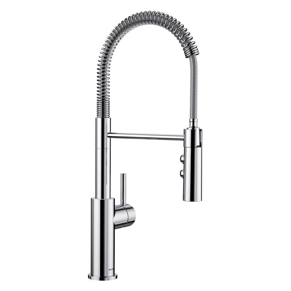Blanco - Catris Semi-Pro Pull-Down Dual-Spray Kitchen Faucet - Chrome - Chrome