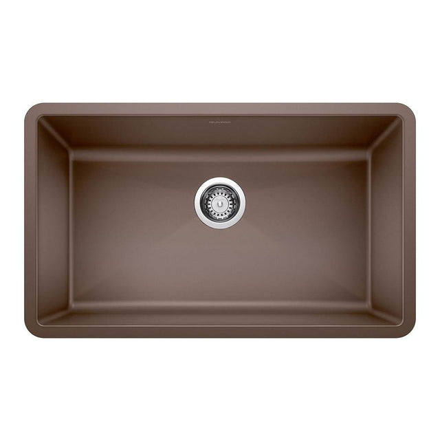 Blanco - Precis SILGRANIT 32'' Super Single Undermount Kitchen Sink - Cafe - Cafe