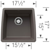 Performa SILGRANIT 17'' Undermount Bar Sink - Soft White