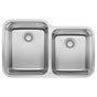 Blanco - Stellar 32'' 60/40 Double Bowl Undermount Stainless Steel Kitchen Sink - Brushed