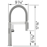 Culina II Mini Sensor 1.5 GPM - PVD Steel