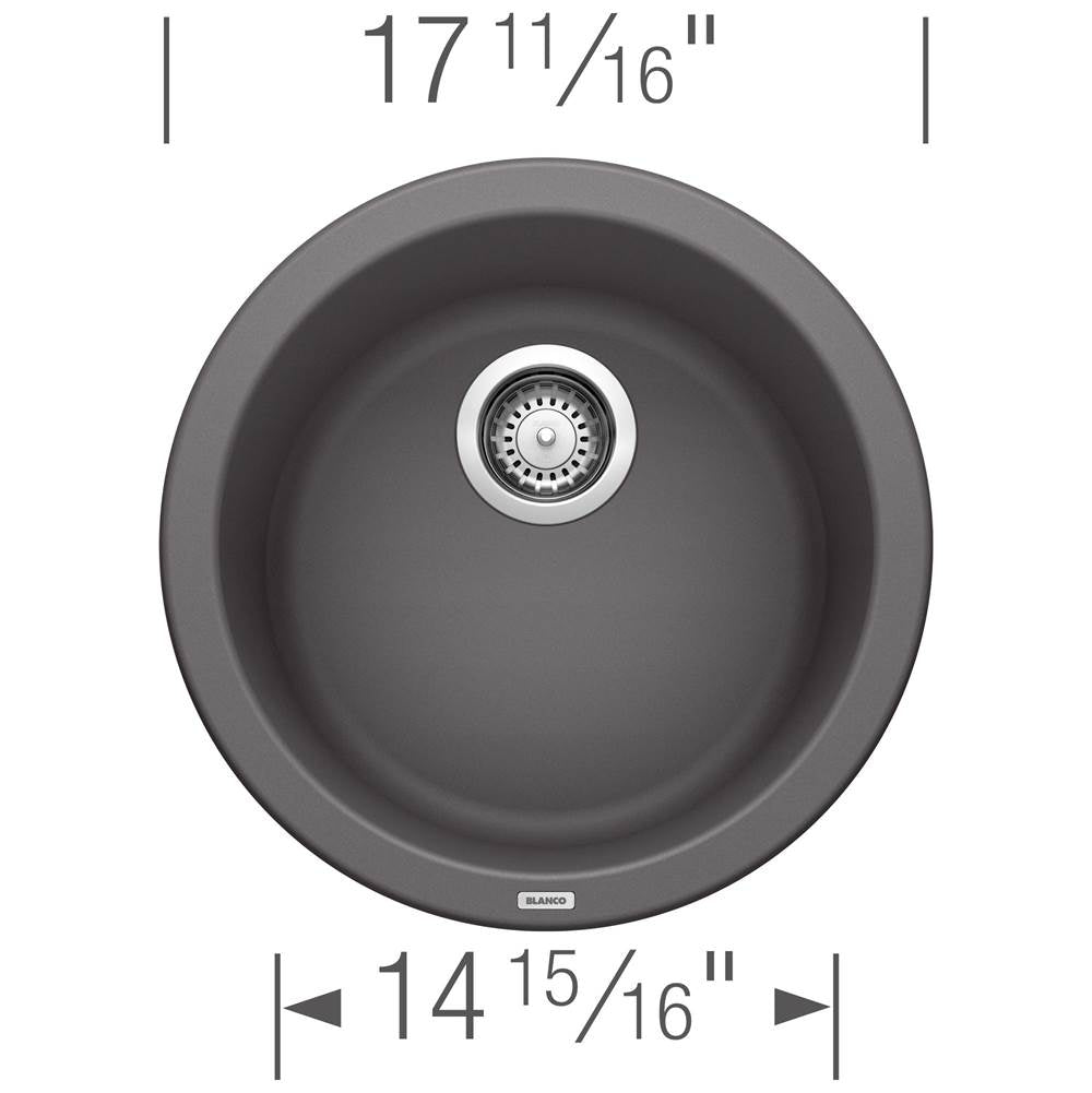 Rondo SILGRANIT 18'' Dual Mount Bar Sink - White