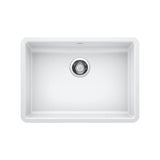 Blanco - Precis SILGRANIT 25'' ADA Single Bowl Undermount Kitchen Sink - White - White