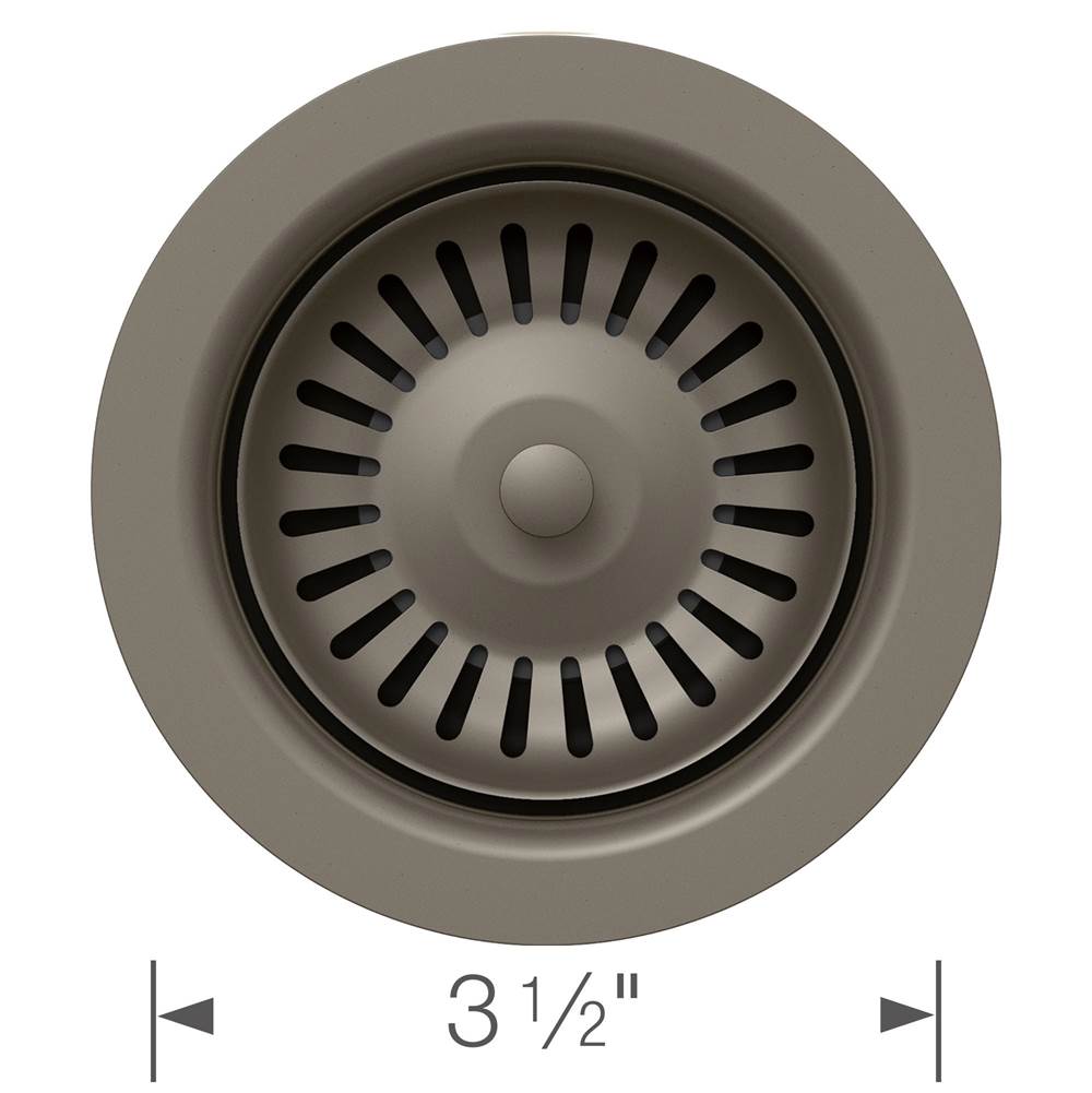 Color-Coordinated Metal Basket Strainer - Soft White
