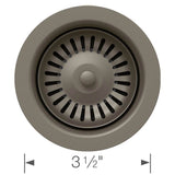 Color-Coordinated Metal Basket Strainer - Soft White