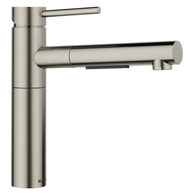 Blanco - Alta II Pull Out 1.5 GPM - Satin Platinum - Satin Platinum