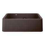Blanco - Ikon SILGRANIT 33'' Double Bowl Apron-Front Farmhouse Sink with Low Divide - Cafe - Cafe