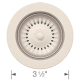 Color-Coordinated Metal Disposal Flange - Soft White