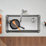Formera 33'' Super Single Undermount Stainless Steel Kitchen Sink