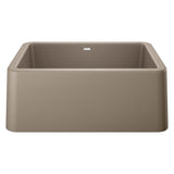 Blanco - Ikon SILGRANIT 27'' Single Bowl Apron-Front Farmhouse Sink - Truffle - Truffle