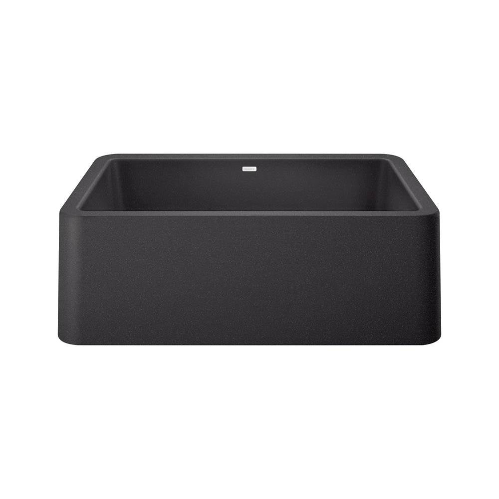 Blanco - Ikon SILGRANIT 30'' Single Bowl Apron-Front Farmhouse Sink - Anthracite - Anthracite