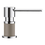 Blanco - Lato Soap Dispenser - Chrome/Truffle - Chrome With Truffle