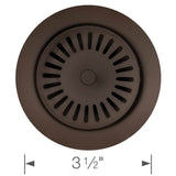 Color-Coordinated Metal Basket Strainer - White