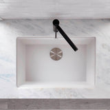 Precis SILGRANIT 27'' Single Bowl Undermount Kitchen Sink - Coal Black