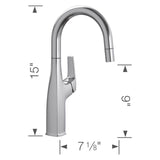 Rivana Pull-Down Bar Faucet - Chrome