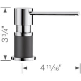 Lato Soap Dispenser - Chrome
