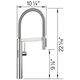 Culina II 1.5 GPM - Satin Platinum