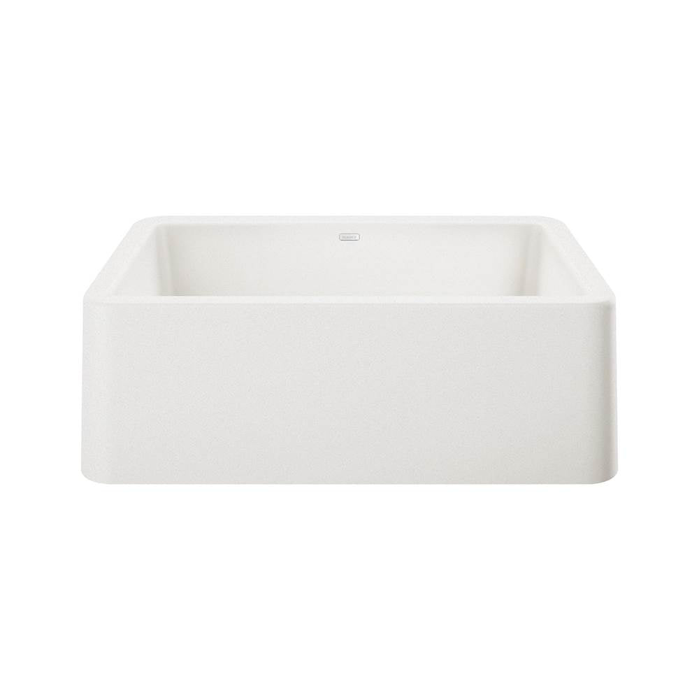 Blanco - Ikon SILGRANIT 30'' Single Bowl Apron-Front Farmhouse Sink - White - White