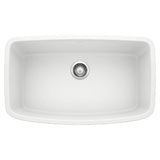 Blanco - Valea SILGRANIT 32'' Super Single Undermount Kitchen Sink - White - White