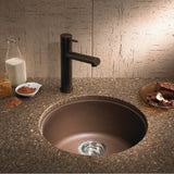 Rondo SILGRANIT 18'' Dual Mount Bar Sink - White
