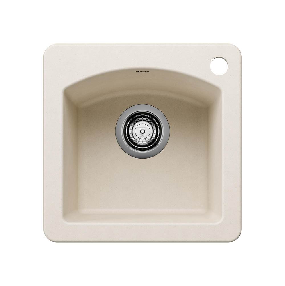Blanco - Diamond SILGRANIT 15' Dual Mount Bar Sink - Soft White - Soft White
