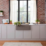 Ikon SILGRANIT 33'' Single Bowl Apron-Front Farmhouse Sink - Soft White
