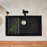 Precis SILGRANIT 32'' Super Single Undermount Kitchen Sink - Cafe