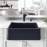 Ikon SILGRANIT 30'' Single Bowl Apron-Front Farmhouse Sink - Anthracite