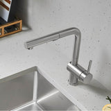 Linus Low Arc Pull-Out Dual-Spray Kitchen Faucet - Chrome