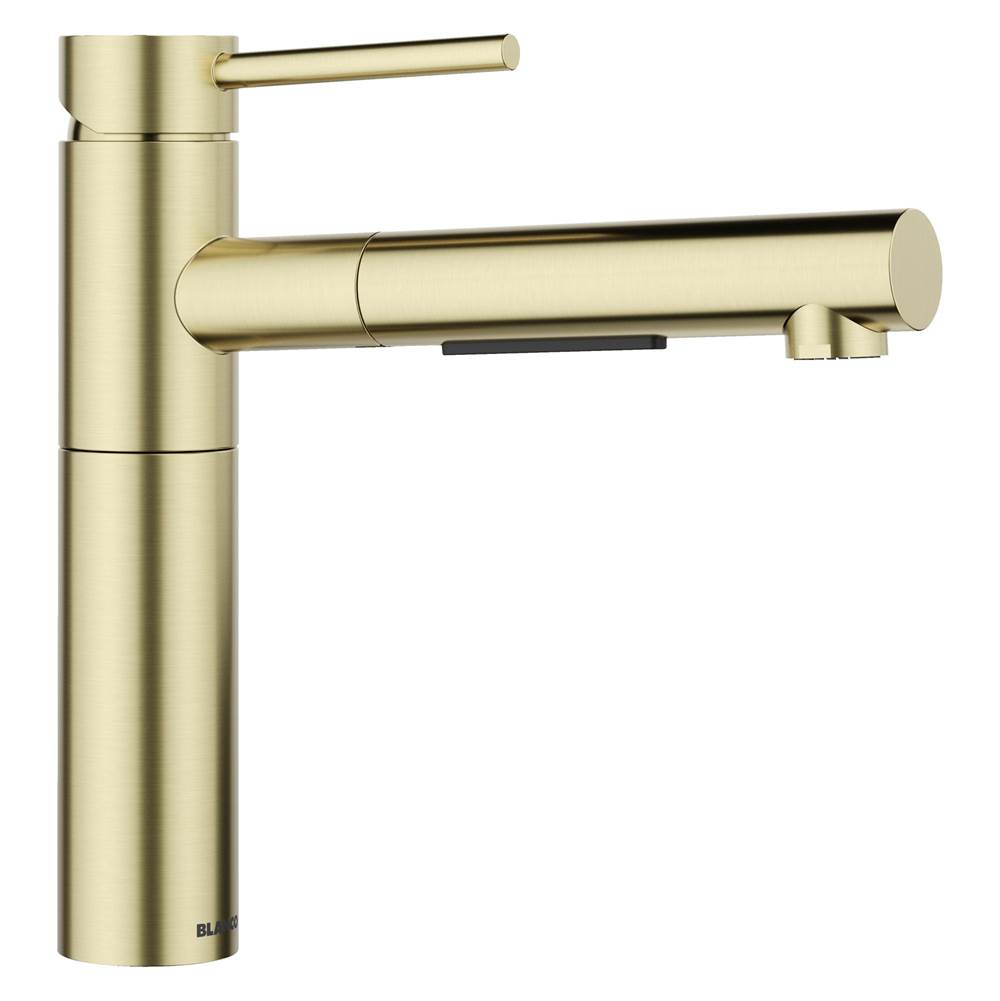 Blanco - Alta II Pull Out 1.5 GPM - Satin Gold - Satin Gold