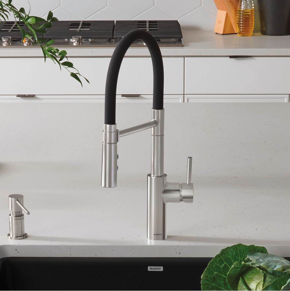 Catris Flexo Semi-Pro Pull-Down Dual-Spray Kitchen Faucet - Chrome