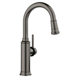Blanco - Empressa Bar Pull-Down Stream Only 1.5 GPM - Satin Dark Steel - Satin Dark Steel