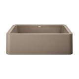 Blanco - Ikon SILGRANIT 33'' Single Bowl Apron-Front Farmhouse Sink - Truffle - Truffle