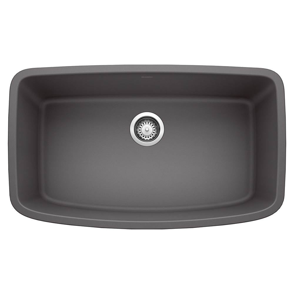 Blanco - Valea SILGRANIT 32'' Super Single Undermount Kitchen Sink - Cinder - Cinder