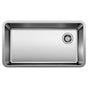 Blanco - Formera 33'' Super Single Undermount Stainless Steel Kitchen Sink - Satin Polish
