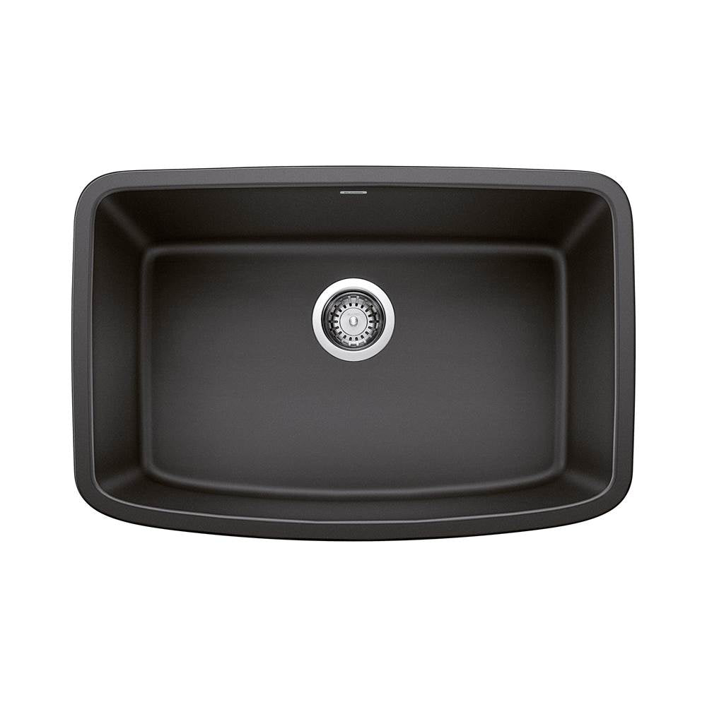 Blanco - Valea SILGRANIT 27'' Single Bowl Undermount Kitchen Sink - Anthracite - Anthracite