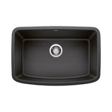 Blanco - Valea SILGRANIT 27'' Single Bowl Undermount Kitchen Sink - Anthracite - Anthracite