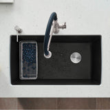 Diamond SILGRANIT 33'' Super Single Undermount Kitchen Sink - Cinder