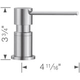 Lato Soap Dispenser - Chrome