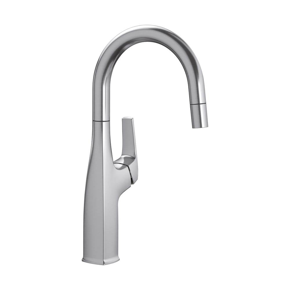 Blanco - Rivana Pull-Down Bar Faucet - PVD Steel - PVD Steel